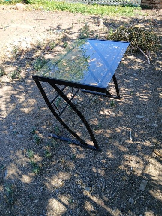 Glass Top Desk