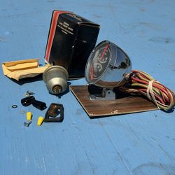 Ammeter oil pressure combo gauge. Vintage NOS