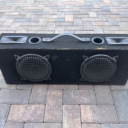 2 8" Subwoofers, box and amp.