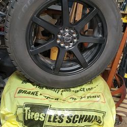 4 Wheels, Studded Snow Tires