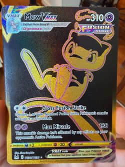 Mew VMax (Secret) Pokemon Card NM