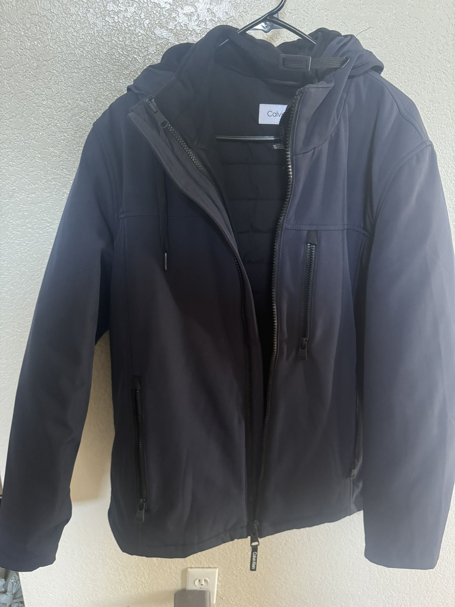 Men’s M Calvin Klein 2 In 1 Performance Rain Coat