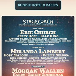 Stagecoach Tickets And RV Spot