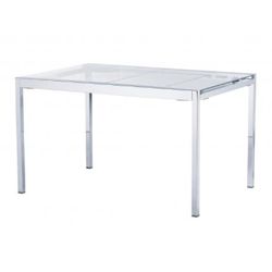 IKEA Glass Table With 3 Chairs (2smoked Color 1 Clear)