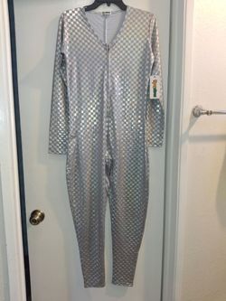Women Disco Ball metallic reflective custome Halloween