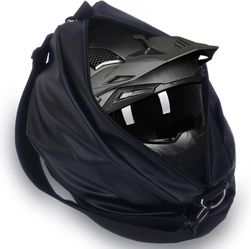 Waterproof/leather motorcycle helmet/accessory bag