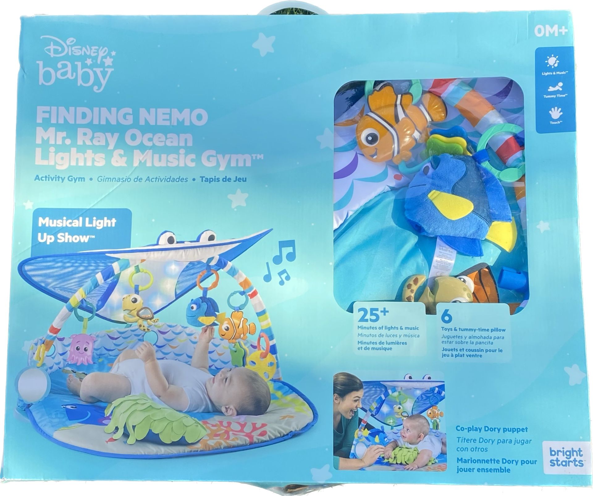 Baby Finding Nemo Mr. Ray Ocean Lights & Music Activity Play Gym