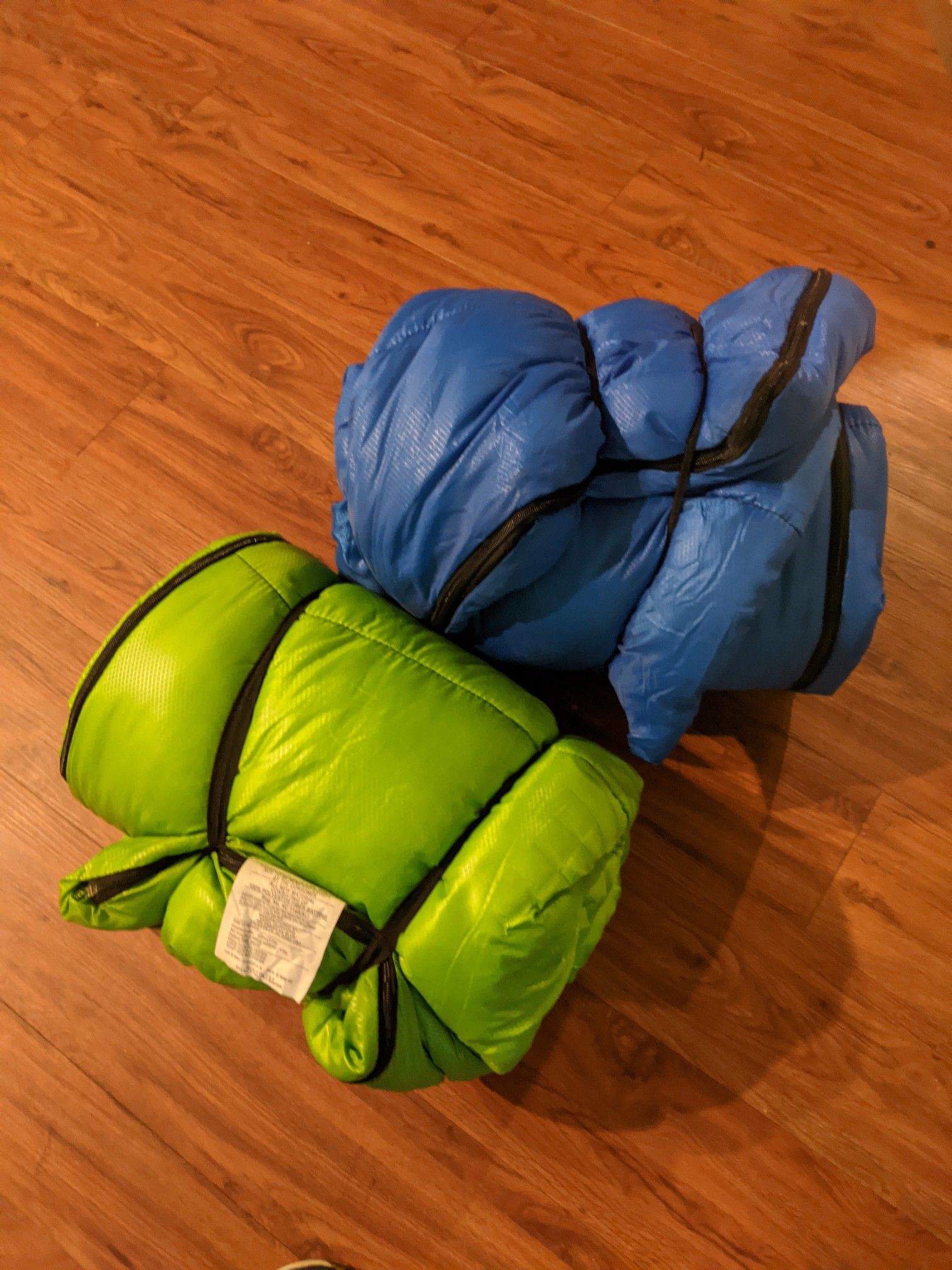 Coleman sleeping bags, never used