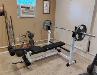 Weight Bench & Weights DELIVERED
