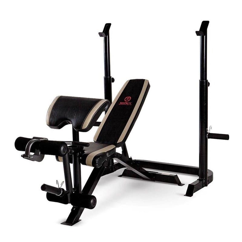 BRAND NEW MARCY DIAMOND ELITE Two-Piece Olympic Bench Squat Rack Combo