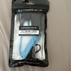 Kondor Blue D-Tap to 19.5V Regulated DC Coiled Cable for Sony FX9/FX6