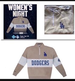 Los Angeles Dodgers Women’s Night Quarter Zip Sweater SGA 4/28/2026 Size XL