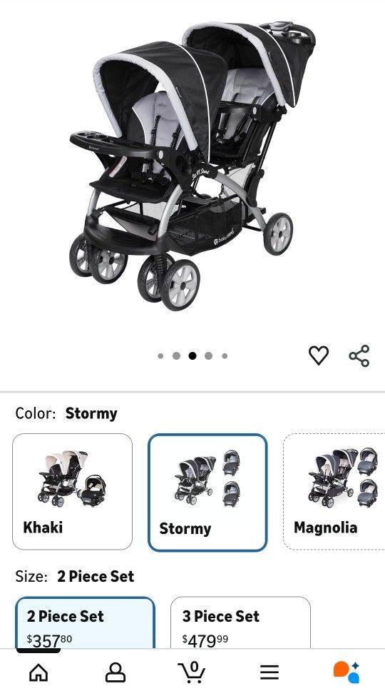 Sit and Stand Baby Trend Stroller