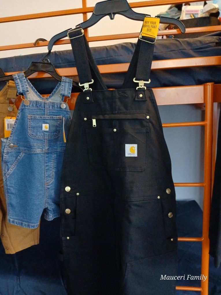 Black CARHARTT Coveralls-New