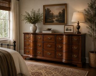 BEAUTIFUL SOLID WOOD BASSET DRESSER