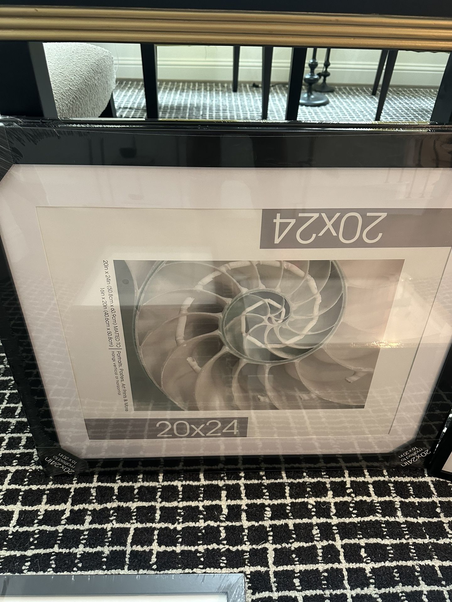 New! 2 Matted frames