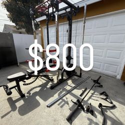 Squat Machine/ Smith Machine All Together Gym