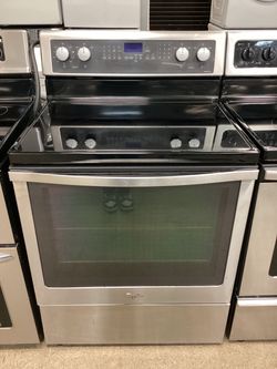 Whirlpool 30 in. Glass Top Electric Range with Self Cleaning