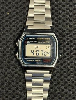 Casio silver watch