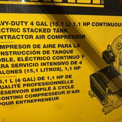 Dewalt Air Compressor 