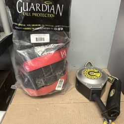 Guardian Edge Series Retractable Lifeline 10920 W/ Guardian Safety Harness 