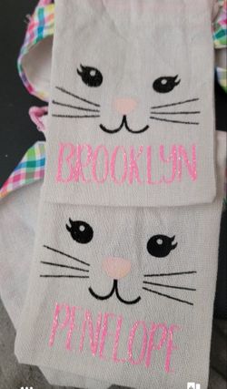 Personalized Easter Bunny Treat Bags