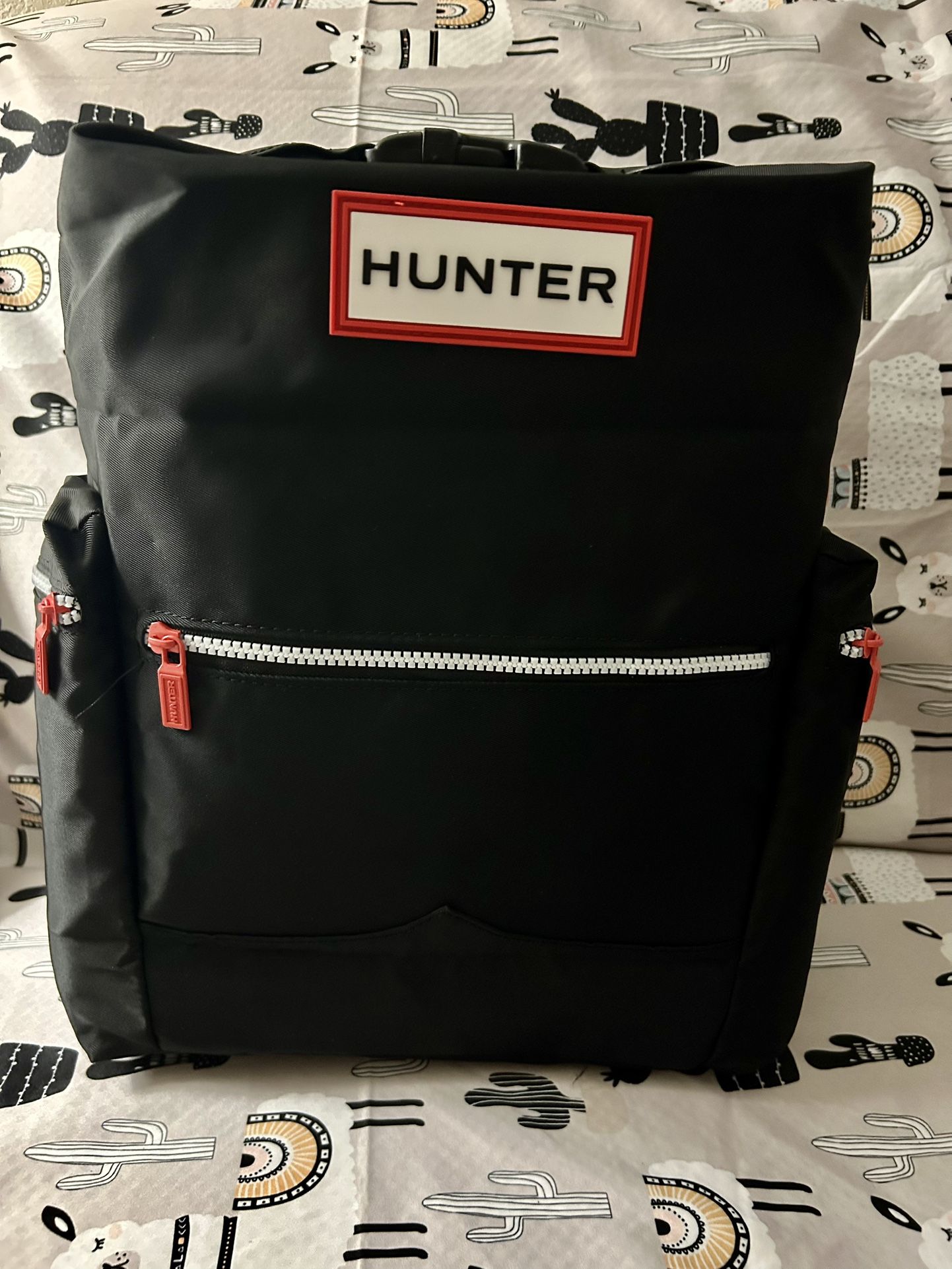 NEW Hunter Backpack with Top-Clip Black & Red Waterproof