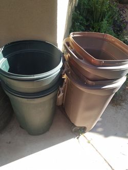 Trash cans
