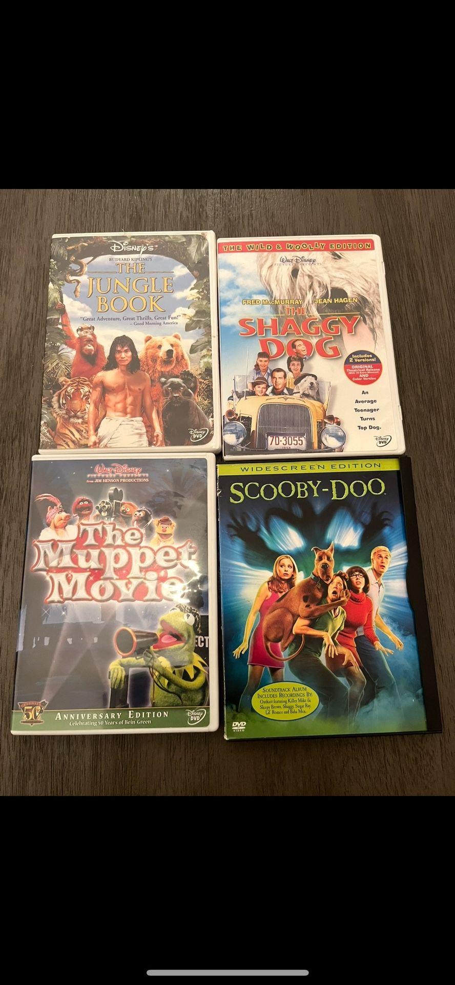 4 Classic DVD's. $10
