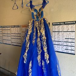 Royal Blue Quinceañera Dress