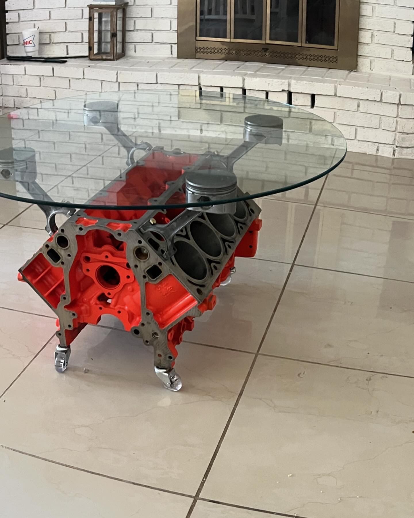 Engine Block Coffee Table