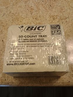 Case of Bic lighters
