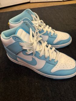 Nike Dunk High White Blue Sneakers