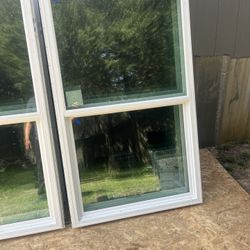 3x5 White Vinyl window