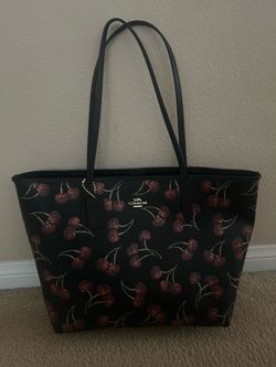 Cherry Coach Tote Bag