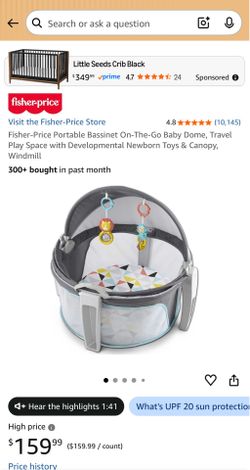 Fisher Price on-the-go Baby Dome