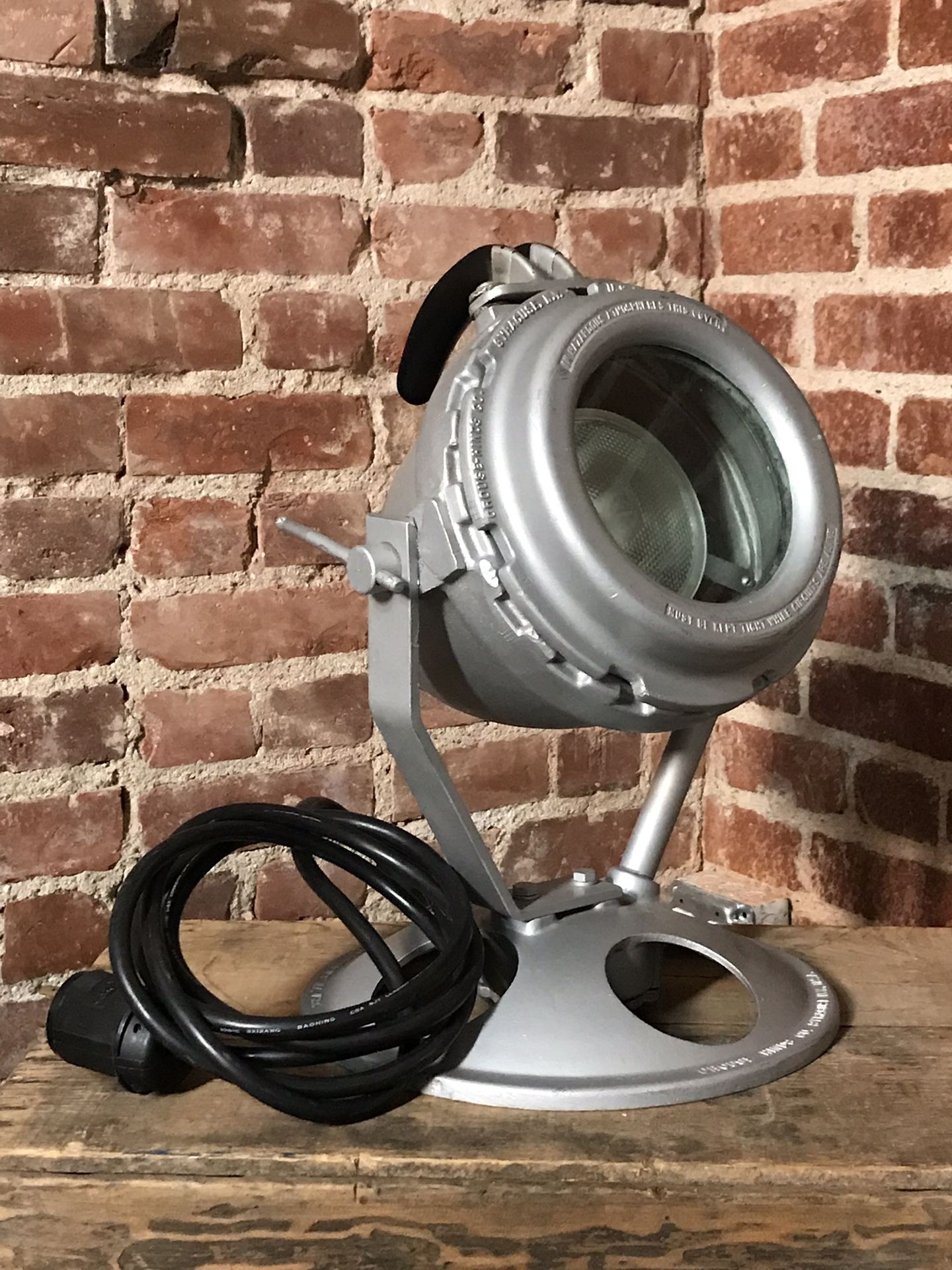 Vintage Crouse-Hinds Spotlight Industrial light fixture - 1940s