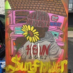 Sunflower Kid (Handpainted)