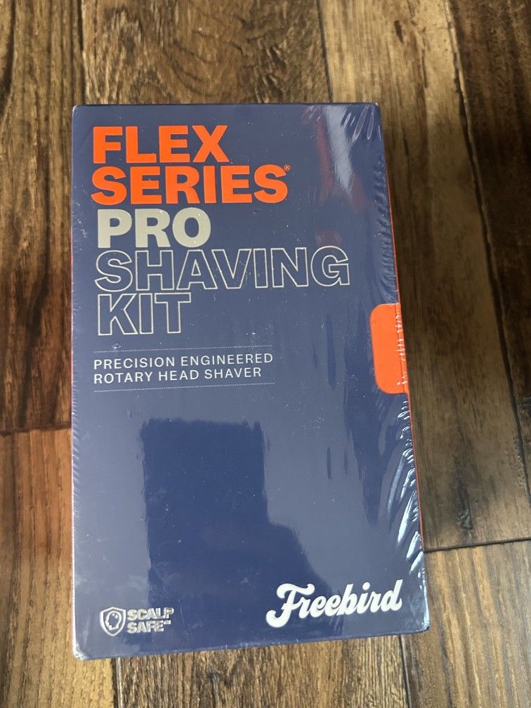 Freebird FlexSeries Pro Electric Head & Body Shaver - Mens Cordless Rechargeable Wet/Dry Skull Bald Head Back & Groin Waterproof Razor with Rotary Bla