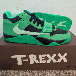 Size 10 - Nike Jordan CJ1 T-Rexx Size 10 Green Spark Travis Scott x Jumpman Jack