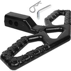 Beaver Step for 2" Receivers, Solid Steel Construction With Rust-free Powder Coating, Ready 10000 Pound Tow Strap Capacity