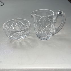 Waterford Crystal Creamer & Sugar Bowl