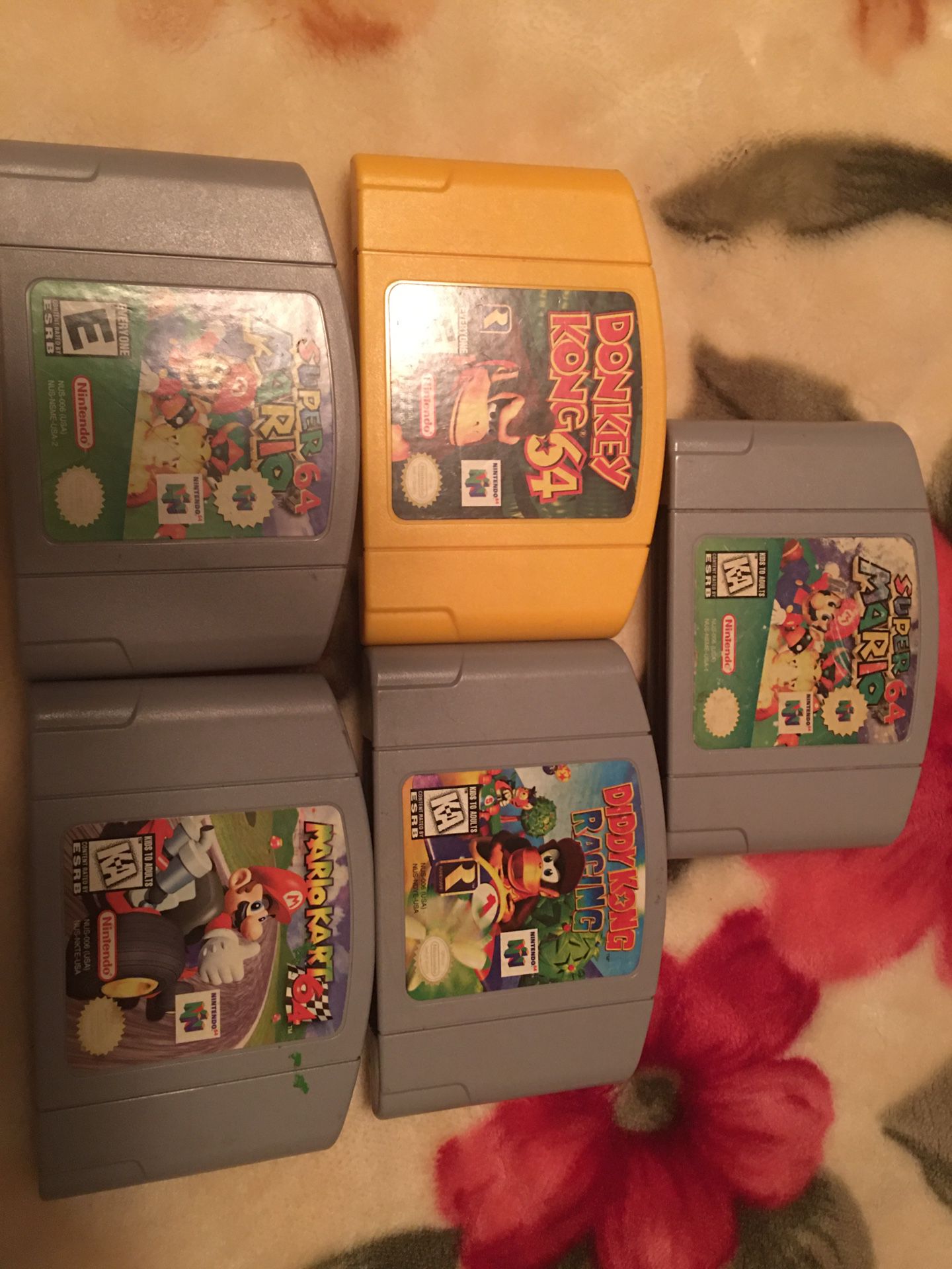 5 game Nintendo 64.