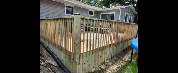 10x10 new treated deck