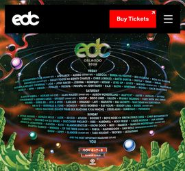 Edc Orlando vip weekend ticket