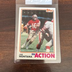 joe montana 1982 card