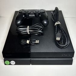 Sony PlayStation 4 PS4 Black Console 500GB, TESTED & WORKING! Madden 18