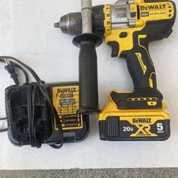 Dewalt Hammer Drill Brushless, Battery & Charger 20v $130