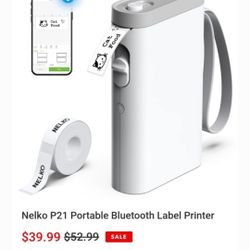 Nelko Portable Blooth Toothe Maker Label Printer