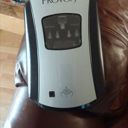 PROVON LTX-7 700 mL Touch Free Dispenser – Brushed Chrome/Black